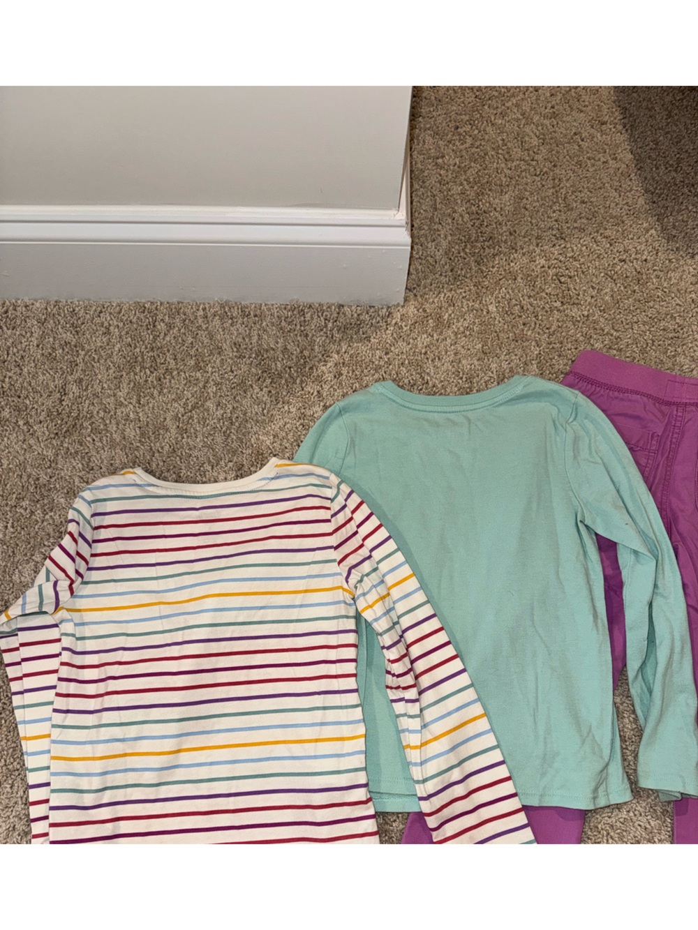 jumping beans Mint Cat Graphic & Multi-Stripe Long-Sleeve Tee Set - Picture 11 of 11
